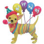 From the Westland Giftware Aye Chihuahua Collection. Westland Giftware Aye Chihuahua Birthday Figurine. Made of Resin. Stands 4.25 Inches High.