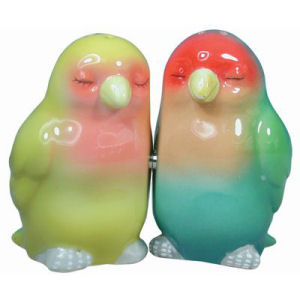 Westland Giftware Mwah! Lovebirds Magnetic Salt and Pepper Shakers