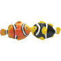 From the Westland Giftware Mwah! Collection. Westland Giftware Mwah!  Clown Fish Salt and Pepper Shakers. These sets are held together with magnets. Made of ceramic with glossy finish. Measures 2.25 Inches high. Hand wash only.