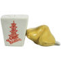 From the Westland Giftware Mwah! Collection. Westland Giftware Mwah! Take out Box and Fortune Cookie Salt and Pepper Shakers. These sets are held together with magnets. Made of ceramic with glossy finish. Measures 2.25 Inches high. Hand wash only.