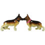 From the Westland Giftware Mwah! Collection. Westland Giftware Mwah! German Shepards Salt and Pepper Shakers. These sets are held together with magnets. Made of ceramic with glossy finish. Measures 3.5 Inches high. Hand wash only.