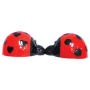 From the Westland Giftware Mwah! Collection. Westland Giftware Mwah! Ladybugs Salt and Pepper Shakers. These sets are held together with magnets. Made of ceramic with glossy finish. Measures 2 Inches high. Hand wash only.