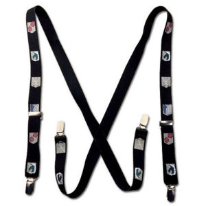 Attack on Titan Regiment Emblems Suspenders