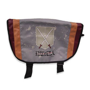 Attack on Titan Trainee Squad Gray Messenger Bag