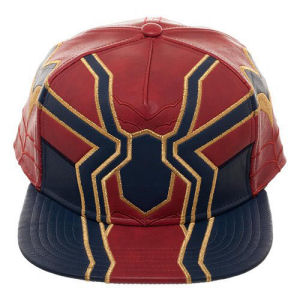 Avengers Infinity War Iron Spider PU Suit Up Snapback Hat