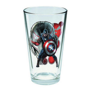 Avengers Age of Ultron Captain America 16 Ounce Pint Glass