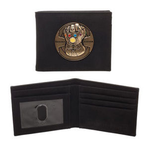 Avengers Infintiy War Infinity Guanlet Metal Emblem Bi-fold Wallet