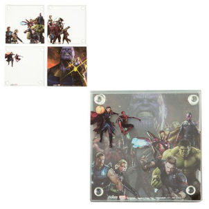 Avengers Infinity War Stacking Glass Coaster 4-Pack