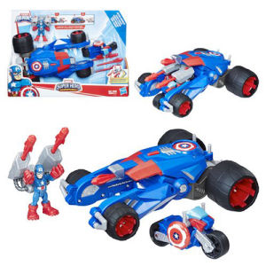 Marvel Super Hero Adventures Captain America Victory Launcher Vehicle