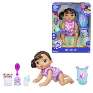 Baby Alive Baby Go Bye Bye Doll Brunette