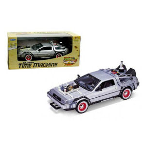 Back to the Future 3 DeLorean 1981 Time Machine Die-Cast Metal 1/24th Scale Vehicle