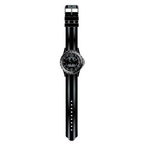 Batman Black Logo Rubber Strap Watch