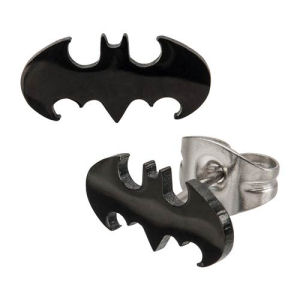 Batman Logo Cut Stud Earrings