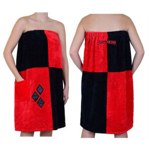 DC Comics Harley Quinn Bath Wrap