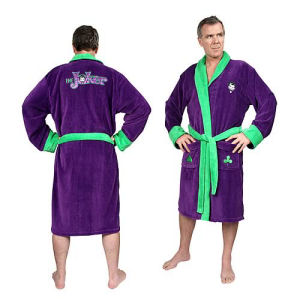 Batman Joker Fleece Bathrobe