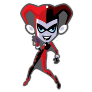 Batman Harley Quinn Wiggler Air Freshener with Stand