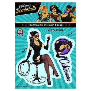 DC Comics Bombshells Catwoman Vinyl Decal - Previews Exclusive