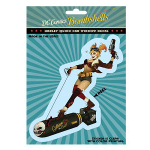 DC Comics Bombshells Harley Quinn Full Color Decal
