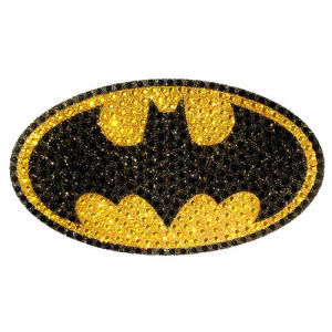 Batman Logo Crystal Studded Large Decal