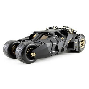 Batman Dark Knight Trilogy Hot Wheels Heritage Batmobile 1/18th Scale Vehicle