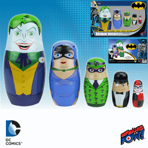DC Comics Batman Rogues Nesting Dolls Set of 5