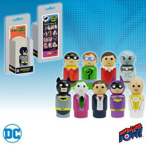 Batman Classic TV Series Pin Mate Wooden Figure Wave 1.5 Case