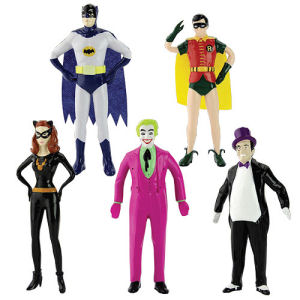 Batman Classic TV Series 5 1/2 Inch Bendable Figure Box Set