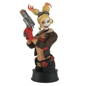 DC Bombshells Harley Quinn Bust Paperweight Statue - Previews Exclusive