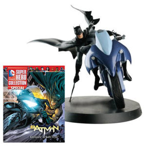 DC Superhero Batman and Batcycle Best Of Figure with Collector Magazine #1