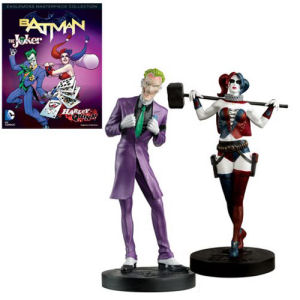 DC Masterpiece Series 5 Joker and Harley Quinn Statues with Collector Magazine