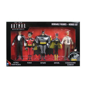 Batman The New Batman Adventures Heroes 5 1/2-Inch Bendable Figure Box Set