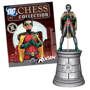 DC Superhero Robin Bishop Chess Piece with Magazine