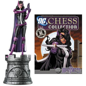 Batman Huntress White Rook Chess Piece with Magazine