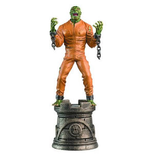 Batman Killer Croc Black Rook Chess Piece with Magazine