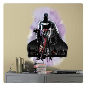 Batman with Villians Peel and Stick Giant Wall Graphic