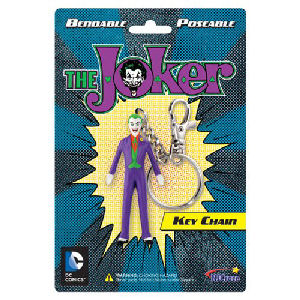 DC Comics The Joker Bendable Figure Key Chain