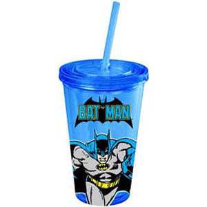 Batman Action Plastic Travel Cup