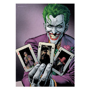 DC Comics Batman Joker Cards MightyPrint Wall Art