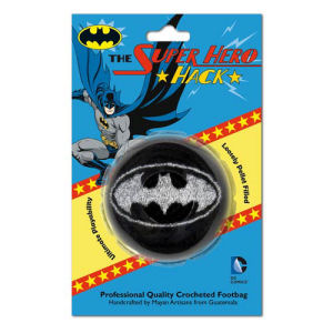 Batman Metallic Batman Logo Embroidered Crocheted Footbag