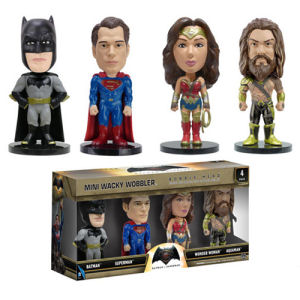 Batman v Superman Dawn of Justice Mini Bobble Heads 4 Pack