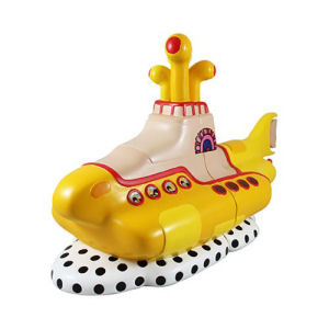 The Beatles Limited Edition Yellow Submarine Sculpted Ceramic Bookends