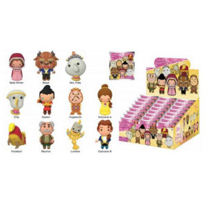 Beauty and the Beast Figural Key Chain Display Case