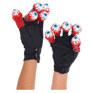 Beetlejuice Gloves with Eyeballs