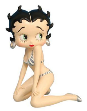 From the Betty Boop Collection. Betty Boop Sculpture titled Leopard Lingerie Betty. Features Betty Boop her sexy leopard lingerie. Made of solid resin. Measures 7.5 Inches tall.