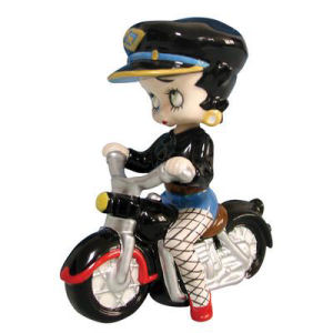 Westland Giftware Betty Boop Motorcycle Mini Bobble Figurine