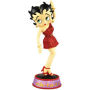 From the Betty Boop Collection. Betty Boop Ooh-La-La Betty Figurine. She is standing on a pink and red base that reads Oh-La-La. Made of resin. Measures 7.25 Inches high.