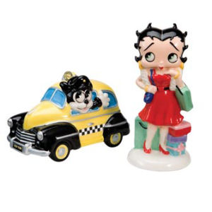 Vandor Betty Boop Shopping Salt and Pepper Set