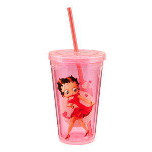 Betty Boop 18 Ounce Acrylic Travel Cup