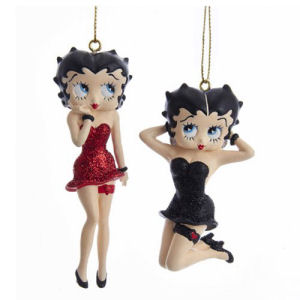 Betty Boop Blow 4 Inch Mold Ornament Case