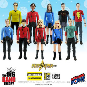 The Big Bang Theory / Star Trek The Original Series 3.75 Inch Action Figures Case Series 2 - Convention Exclusive